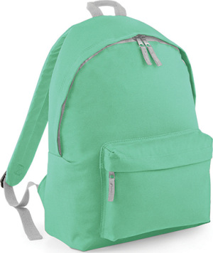 BagBase - Original Fashion Backpack (Mint Green/Light Grey)