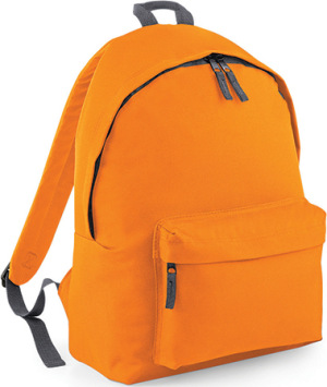 BagBase - Original Fashion Backpack (Orange/Graphite Grey)
