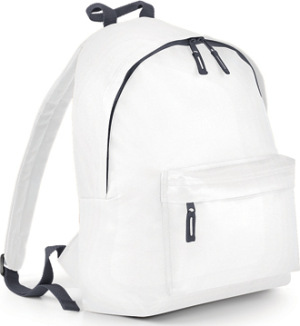 BagBase - Original Fashion Backpack (White/Graphite Grey)