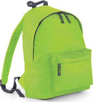 BagBase - Original Fashion Backpack (Lime/Graphite Grey)