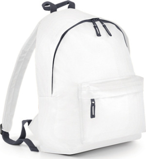 BagBase - Junior Fashion Rucksack (White/Graphite Grey)