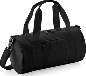 BagBase - Mini Barrel Bag (Black/Black)