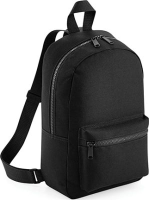 BagBase - Mini Essential Fashion Backpack (Black)
