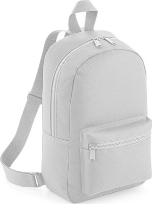 BagBase - Mini Essential Fashion Backpack (Light Grey)