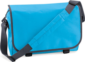 BagBase - Messenger Bag (Surf Blue/Graphite Grey)