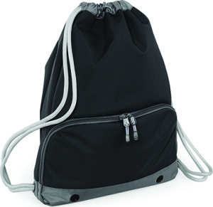 BagBase - Athleisure Gymsac (Black)