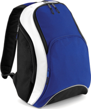 BagBase - Teamwear Backpack (Bright Royal/Black/White)