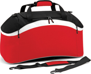 BagBase - Teamwear Holdall (Classic Red/Black/White)