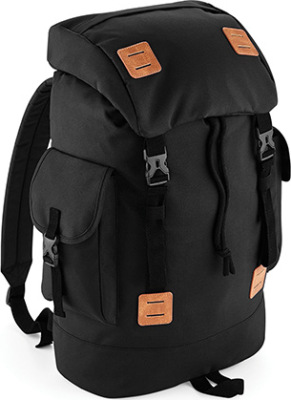 BagBase - Urban Explorer Backpack (Black/Tan)