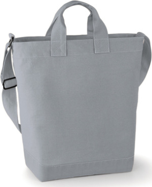 BagBase - Canvas Day Bag (Light Grey)