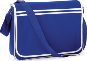 BagBase - Retro Messenger (Bright Royal/White)