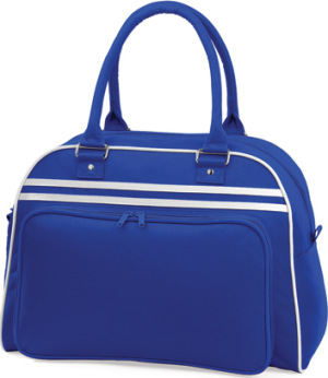 BagBase - Retro Bowling Bag (Bright Royal/White)