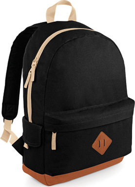 BagBase - Heritage Backpack (Black)