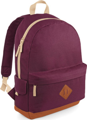 BagBase - Heritage Backpack (Burgundy)