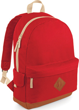 BagBase - Heritage Backpack (Classic Red)
