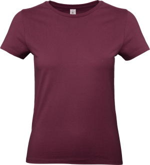 B&C - #E190 Damen Heavy T-Shirt (burgundy)