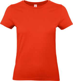 B&C - #E190 Damen Heavy T-Shirt (fire red)