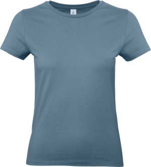 B&C - #E190 Damen Heavy T-Shirt (stone blue)