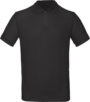 B&C - Inspire Men's Organic Piqué Polo (black)