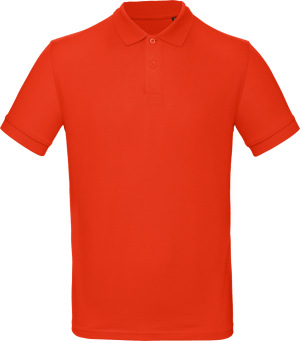 B&C - Inspire Men's Organic Piqué Polo (fire red)