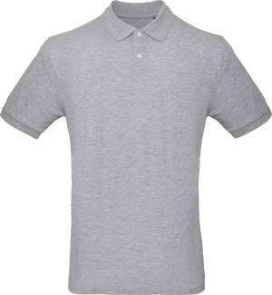 B&C - Inspire Men's Organic Piqué Polo (heather grey)