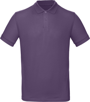 B&C - Inspire Herren Bio Piqué Polo (radiant purple)