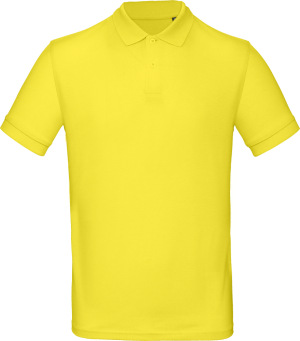 B&C - Inspire Men's Organic Piqué Polo (solar yellow)