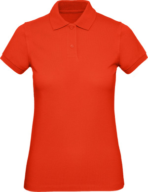 B&C - Inspire Damen Bio Piqué Polo (fire red)