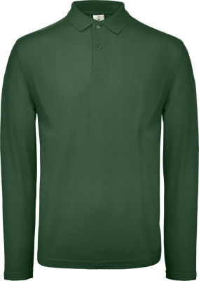 B&C - Herren Piqué Polo langarm (bottle green)