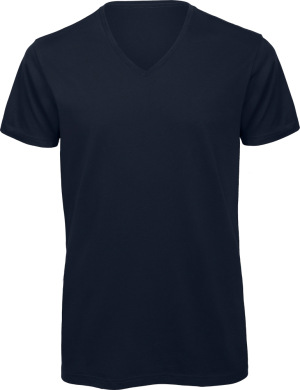 B&C - Herren Inspire V-Neck T-Shirt (navy)