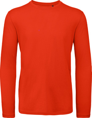 B&C - Herren Inspire T-Shirt langarm (fire red)