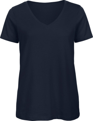 B&C - Damen Inspire V-Neck T-Shirt (navy)