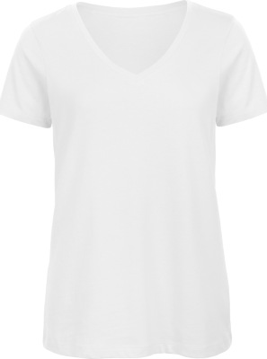 B&C - Ladies' Inspire V-Neck T-Shirt (white)