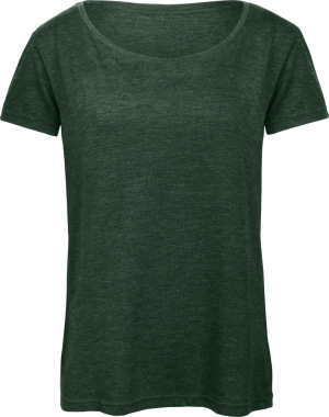 B&C - Damen T-Shirt (heather forest)