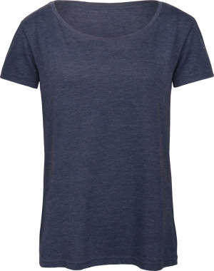 B&C - Damen T-Shirt (heather navy)