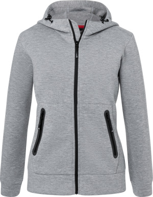 James & Nicholson - Ladies' Hooded Jacket (light melange)