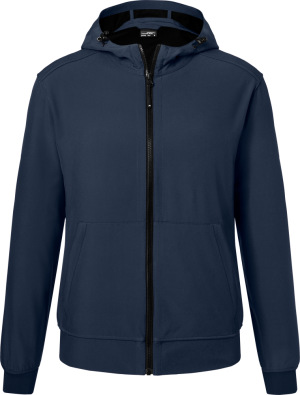 James & Nicholson - Men's Hooded Softshell Jacket (navy/navy)