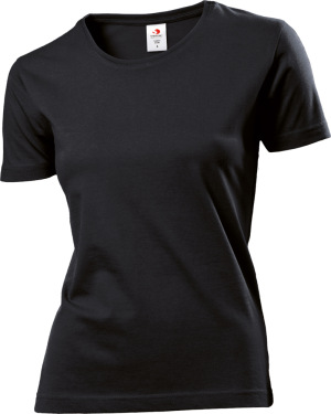 Stedman - Comfort Heavy Damen T-Shirt (black opal)