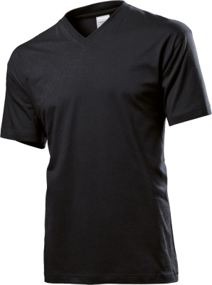 Stedman - V-Neck T-Shirt (black opal)