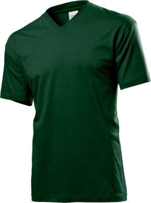 Stedman - V-Neck T-Shirt (bottle green)
