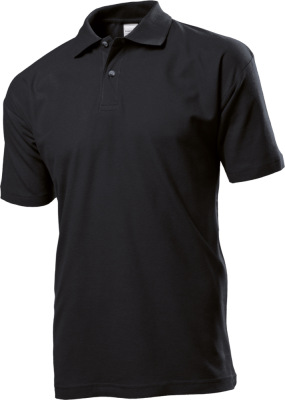 Stedman - Herren Jersey Polo (black opal)