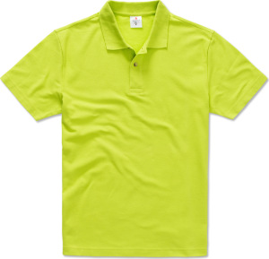 Stedman - Men's Jersey Polo (bright lime)