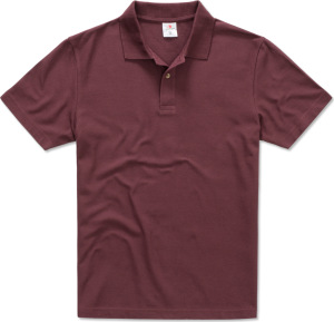 Stedman - Herren Jersey Polo (burgundy)