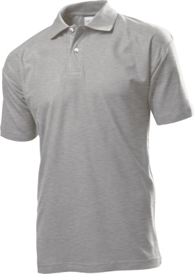 Stedman - Men's Jersey Polo (grey heather)