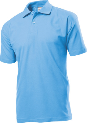 Stedman - Men's Jersey Polo (light blue)