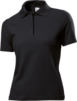 Stedman - Damen Jersey Polo (black opal)