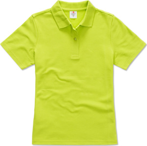 Stedman - Damen Jersey Polo (bright lime)