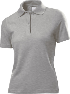 Stedman - Damen Jersey Polo (grey heather)