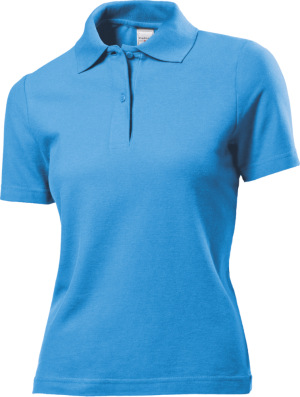 Stedman - Damen Jersey Polo (light blue)