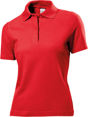 Stedman - Ladies' Jersey Polo (scarlet red)